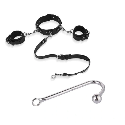 Anal Elegant 5334 Collar with Cuffs Hook Beaded and 0723